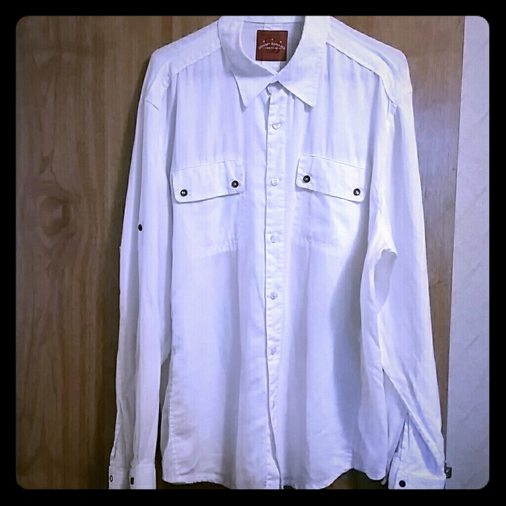 White Men's Dress Shirt